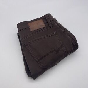Mavi Zach Pants Mens 30x32 Stretch Flat Front Straight Leg Brown Pants